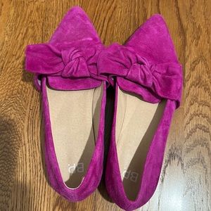 Fuschia Bow Shoes